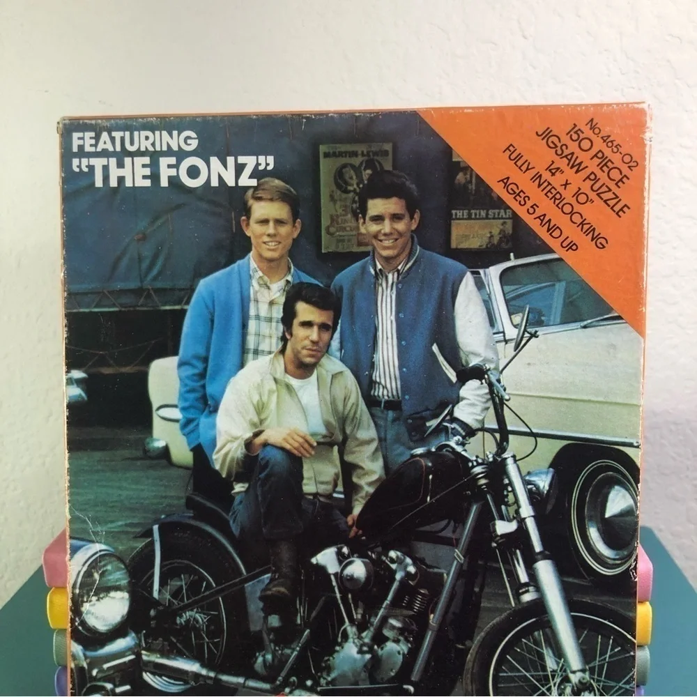 Vintage Happy Days Puzzle Jigsaw The Fonz Fonzie Richie Cunningham Potsy